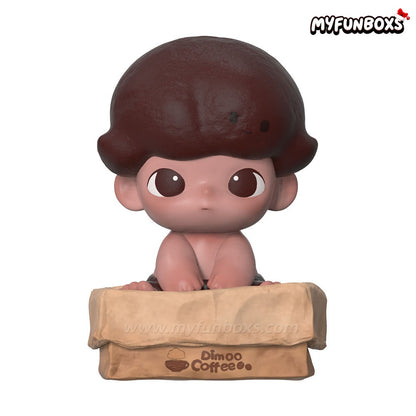 POP MART DIMOO Coffee Bean Series Figure Hanging Card
