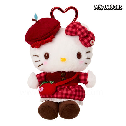 Sanrio Sweet Apple Design Series Plush Keychain
