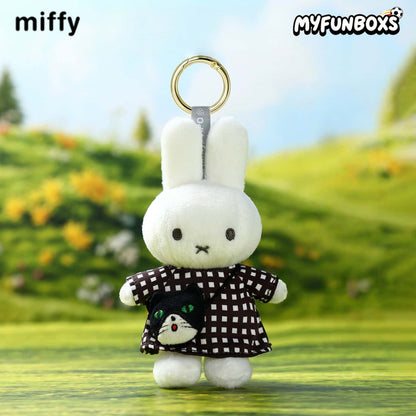 Miffy Travel Series mini bag plush keychain