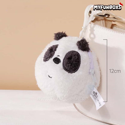 We Bare Bears Cute Plush Bag Charm