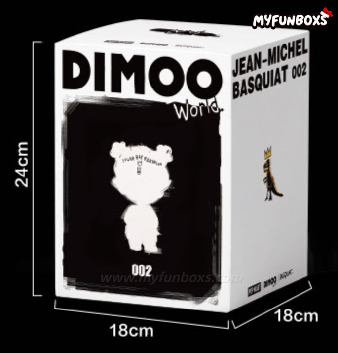 POP MART MEGA JUST DIMOO × Jean-Michel Basquiat Artist Figure