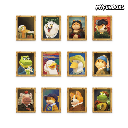 Famous Paintings Series Refrigerator Magnet Blind Box
