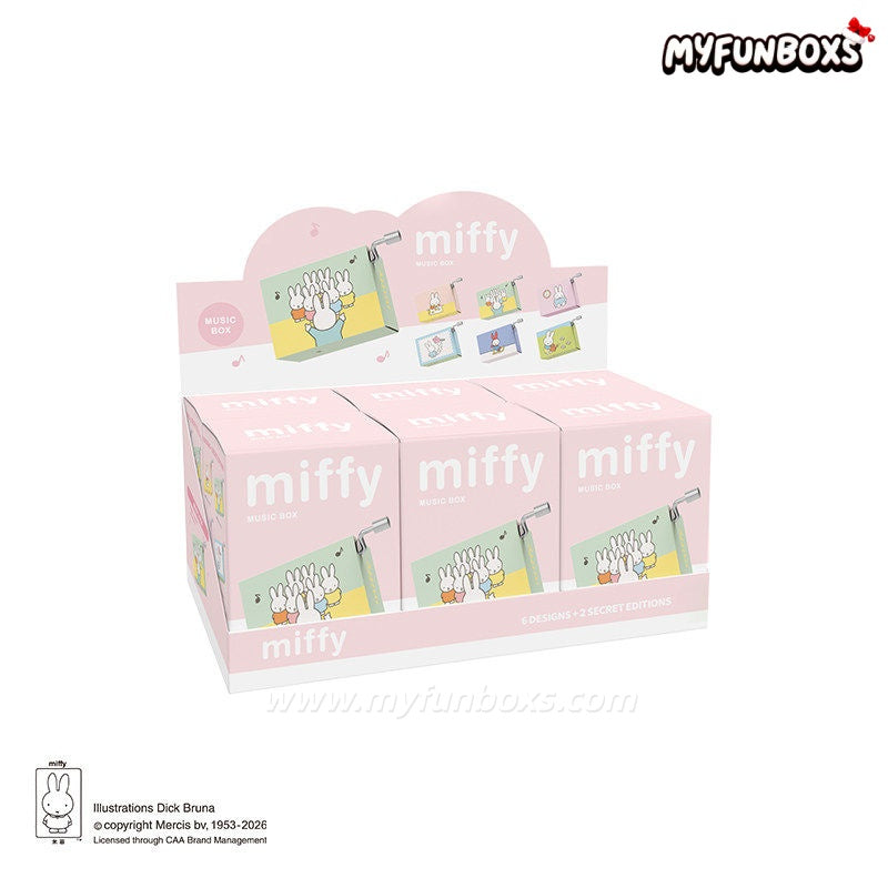 Miffy Music Box Series Blind Box 1 SET (6 BOXES)