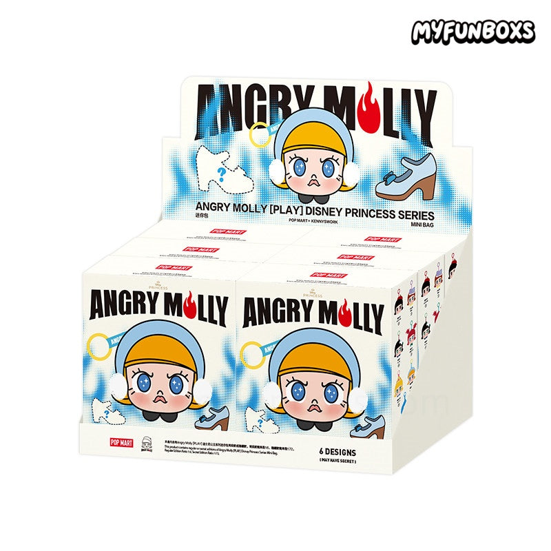 POP MART Angry Molly [PLAY] Disney Princess Series Mini Bag Blind Box