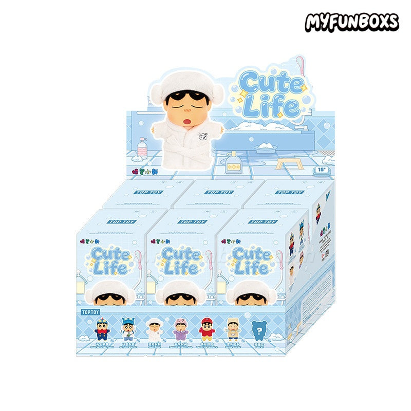 CRAYON SHINCHAN Cute Life Series Plush Charm Blind Box