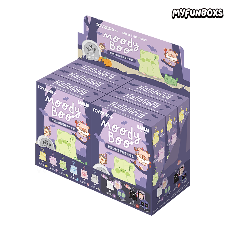 LuLu the Piggy Horror Story – Shape-Shifting Little Ghost Plush Keychain Blind Box (PRE-ORDER)