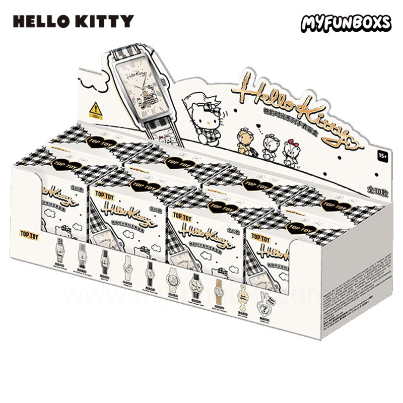 Hello Kitty Checkered Time Series Wrist Watch Blind Box