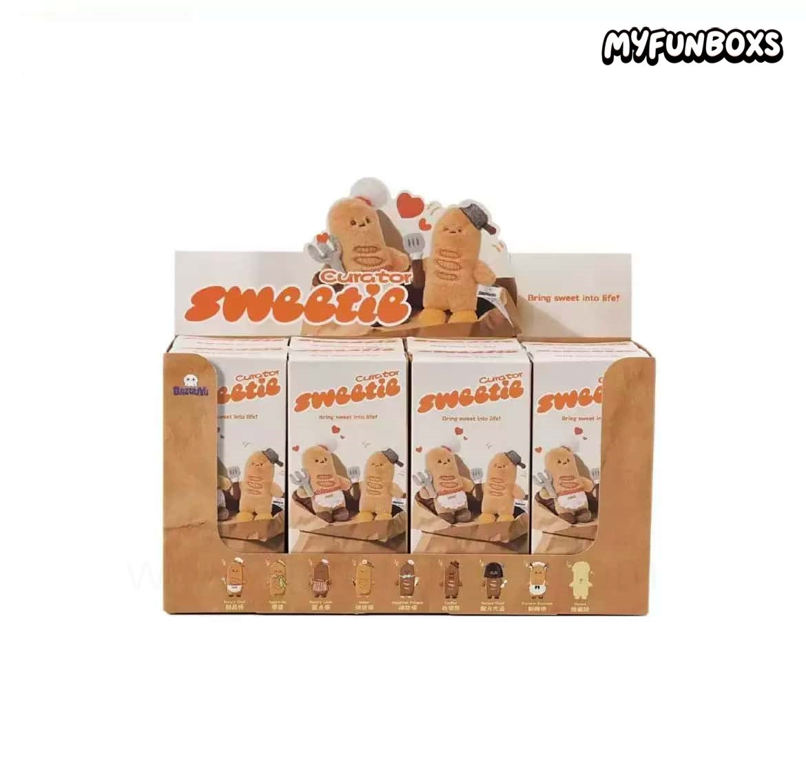 Sweetheart Manager Series Baguette Plush Keychain Blind Box