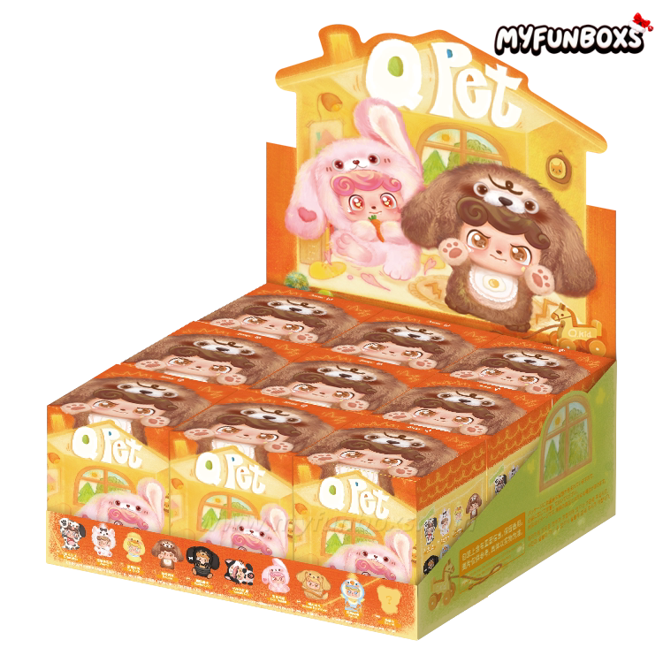 Q.Kid My Little Pet Series Plush Keychain Blind Box(PRE-ORDER)