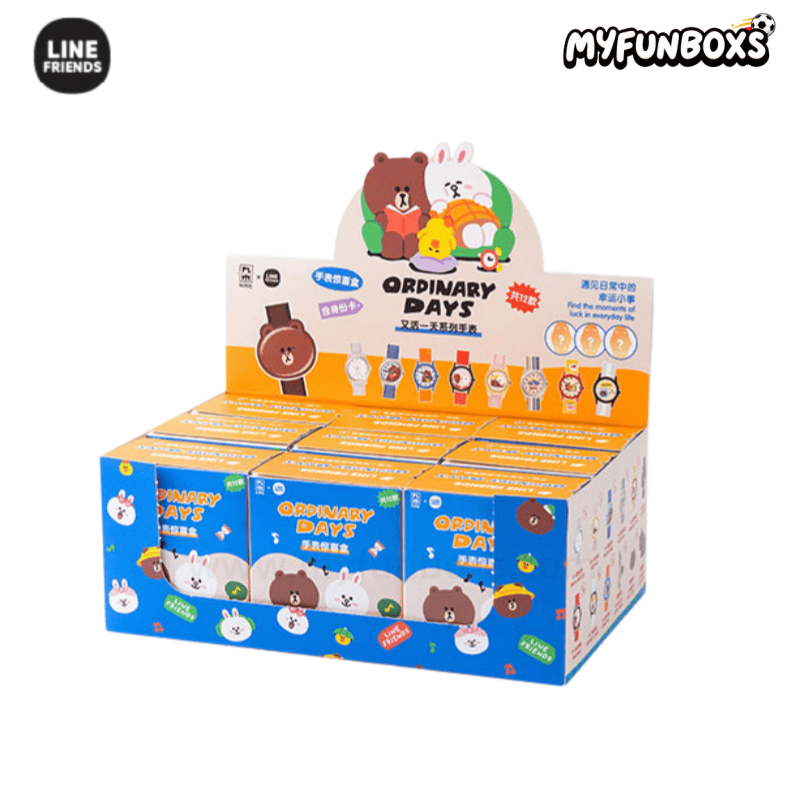 LINE FRIENDS Brown 15th Anniversary Watch Surprise Box