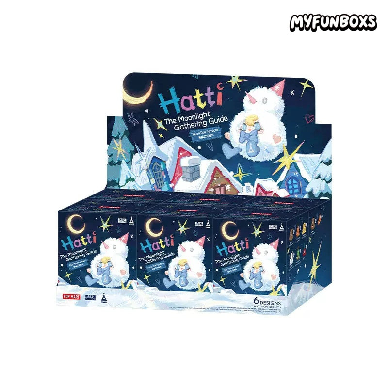 POP MART Hatti 1001MOONS The Moonlight Gathering Guide Series Plush Pendant Blind Box (PRE-ORDER)
