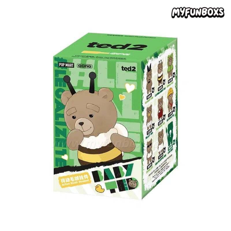 POP MART TED 2 Teddy Bed Series Plush Pendant Blind Box(PRE-ORDER)