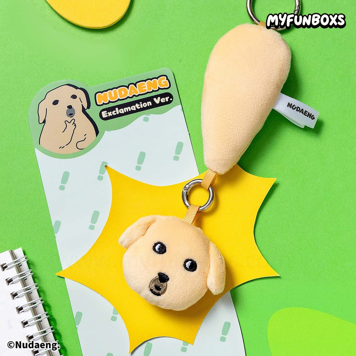 Nudaeng Question & Exclamation Mark Plush Pendant