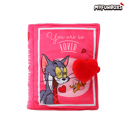 Tom and Jerry Comic Book Plush Pillow