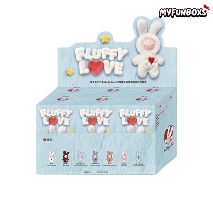 Anthony’s Bun Bun 20th Anniversary Fluffy Love Series Plush Keychain Blind Box