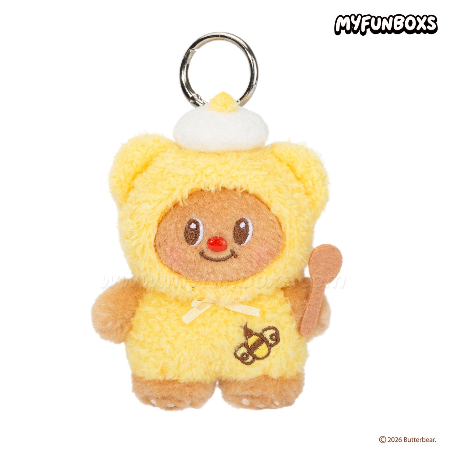 Butterbear Mini Series Plush Keychain