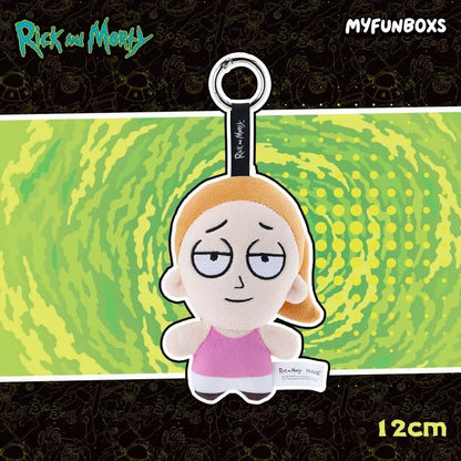 Rick and Morty posable plush bag charm