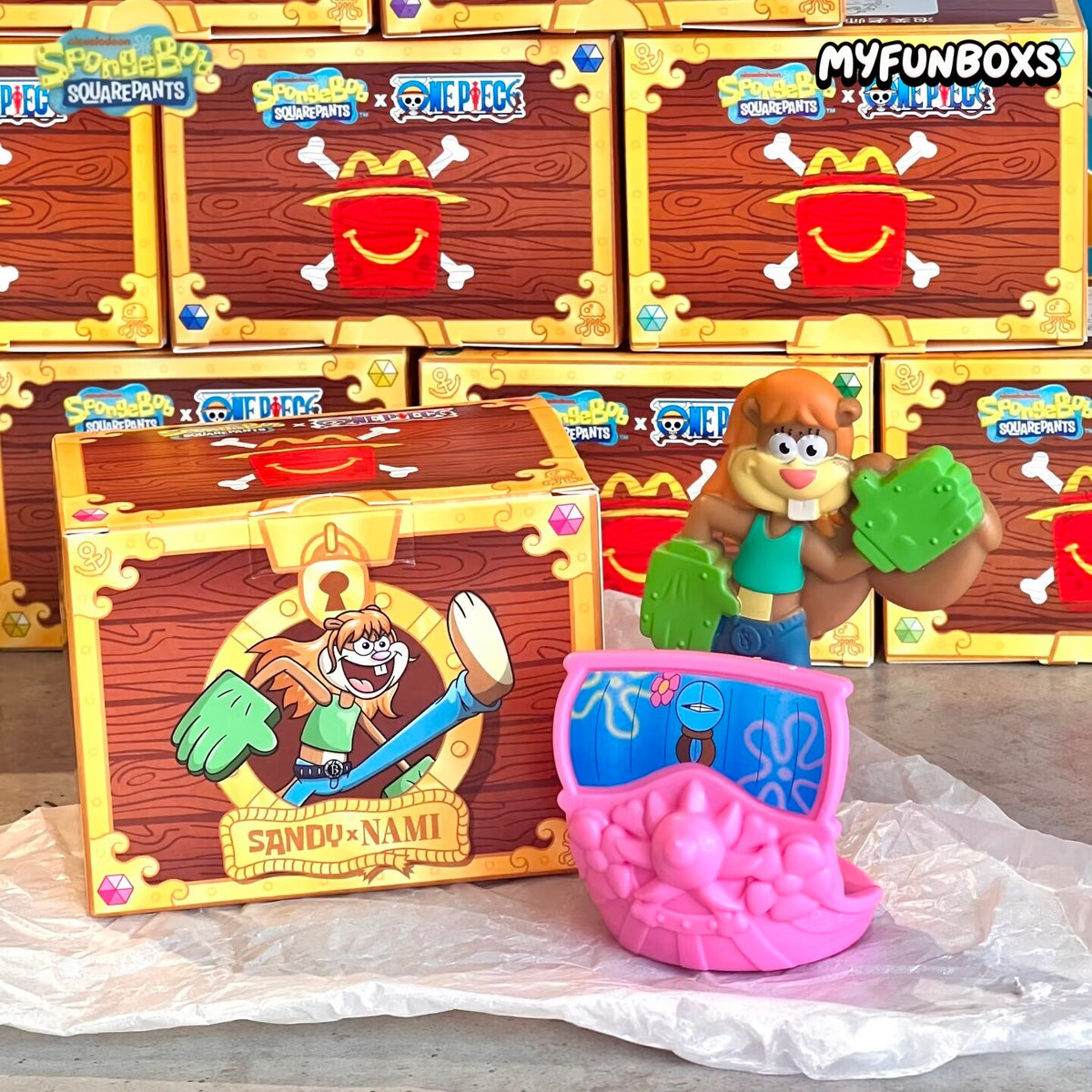 McDonald‘s Happy Meal SpongeBob SquarePants x ONE PIECE Series Figure