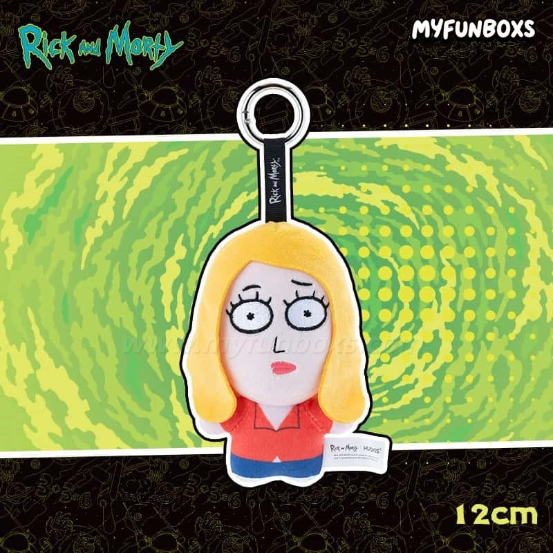 Rick and Morty Multiverse plush keychain