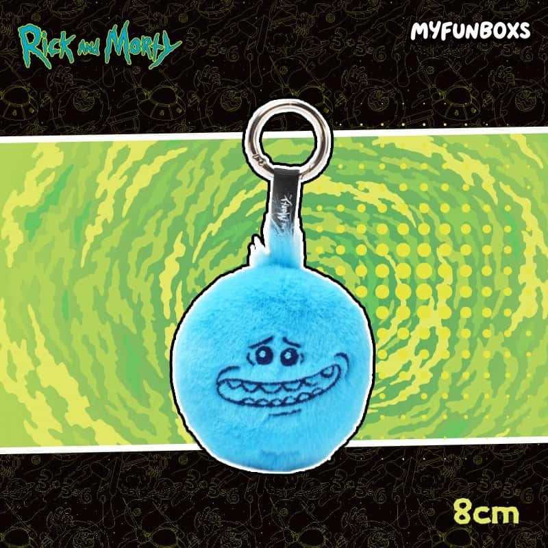 Rick and Morty Monochrome Universe series plush keychain