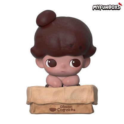 POP MART DIMOO Coffee Bean Series Figure Hanging Card