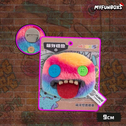 HUGKIS × Fuggler Plush Pin Badge