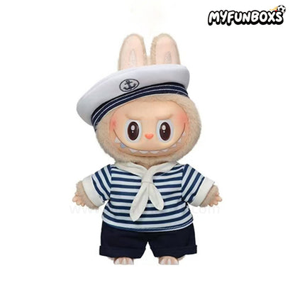 POP MART The Monsters De Vliegende LABUBU Series Sailor Vinyl Plush Hanging Card, POP LAND Exclusive