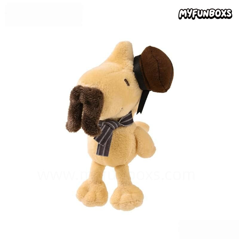 Snoopy & Olaf Coffee Time Plush Keychain