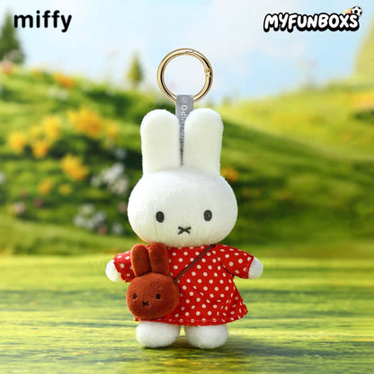 Miffy Travel Series mini bag plush keychain