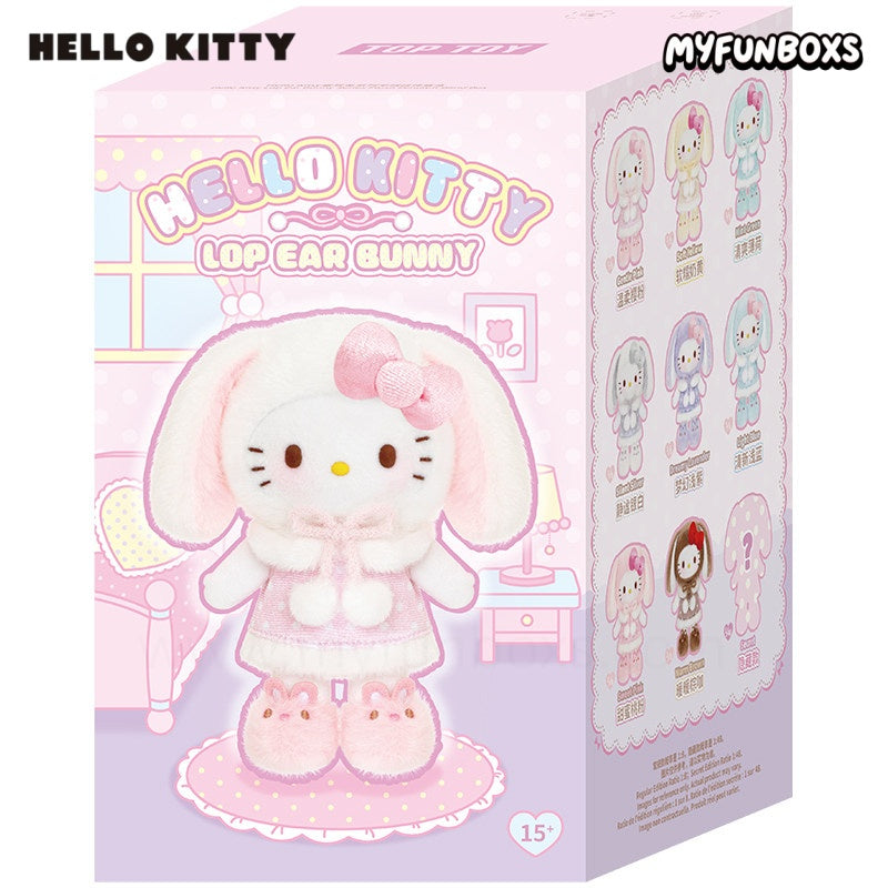 Hello Kitty Lop Ear Bunny Series Plush Pendant Blind Box(PRE-ORDER)