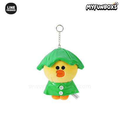LINE FRIENDS Brown 15th Anniversary Plush Keychain – Soft Collectible