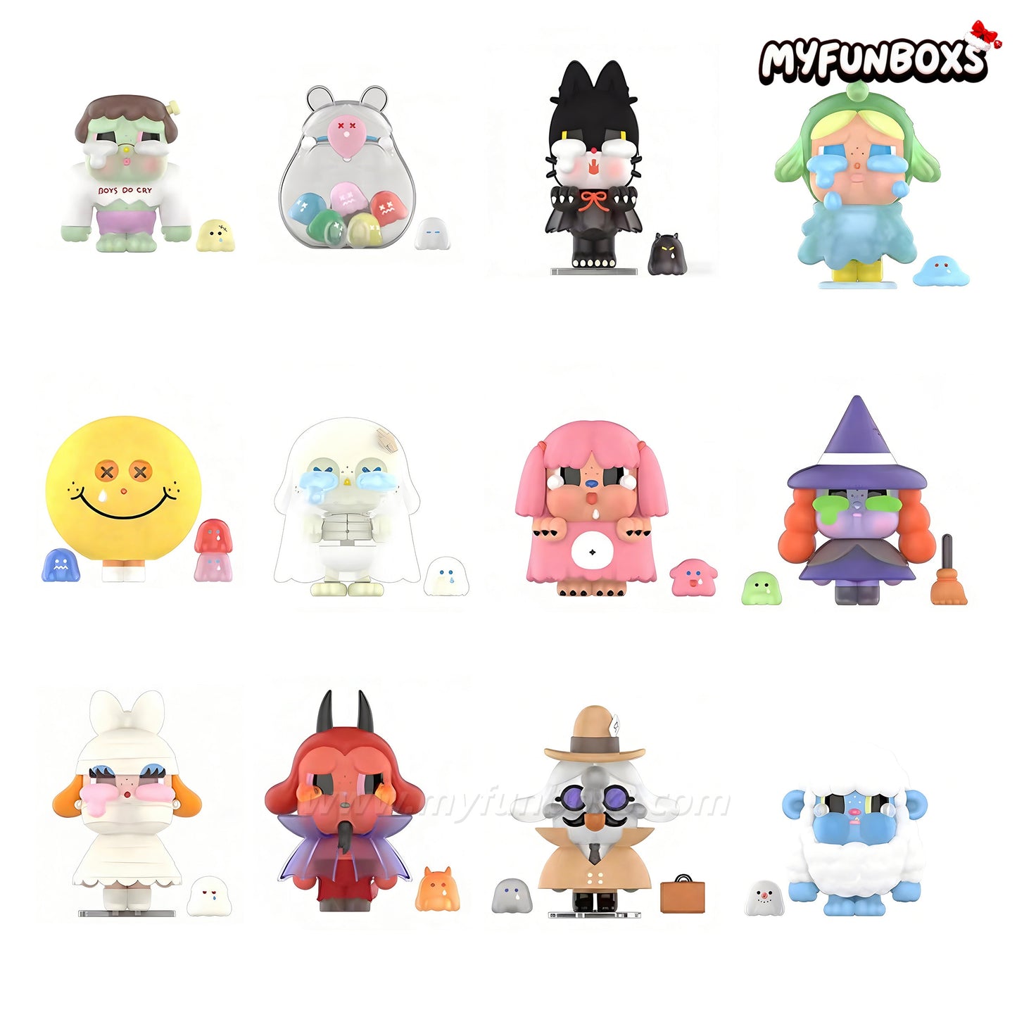 POP MART CRYBABY Monster's Tears Series Figure Blind Box (Whole Set Opened)