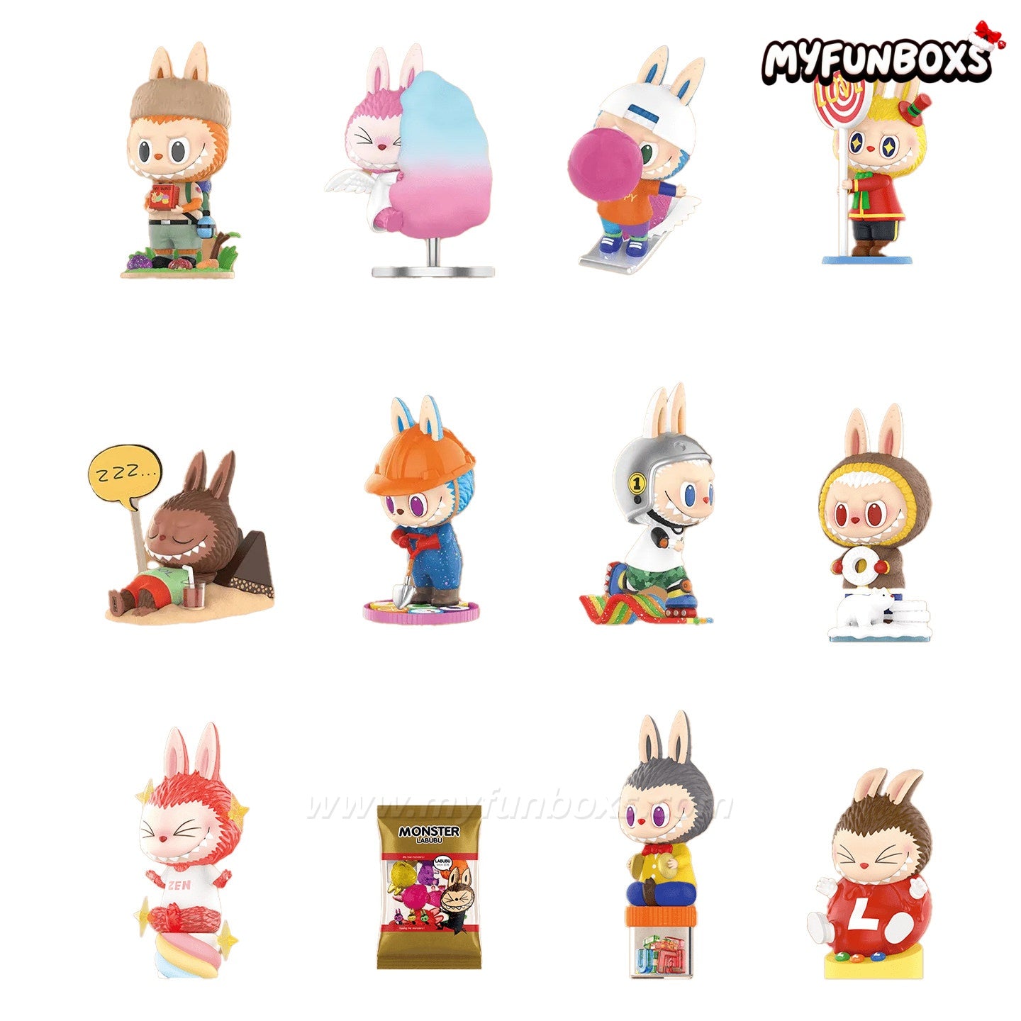 POP MART THE MONSTERS Retro Sweet Series Figure Blind Box (Whole Set Opened)