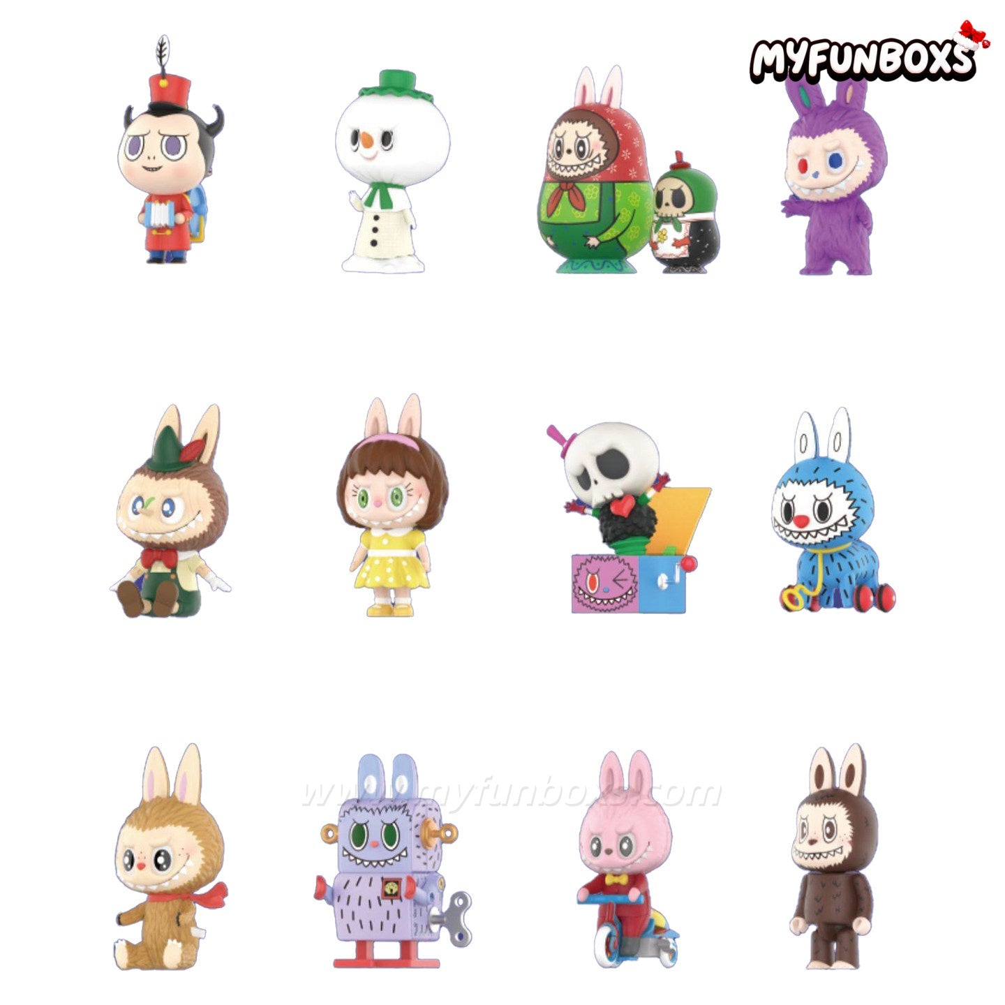 POP MART THE MONSTERS Labubu Toy Series Figure Blind Box (Whole Set Opened)