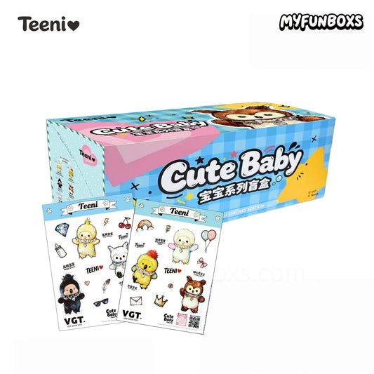 Teeni Animal Baby Series Plush Keychain Blind Box