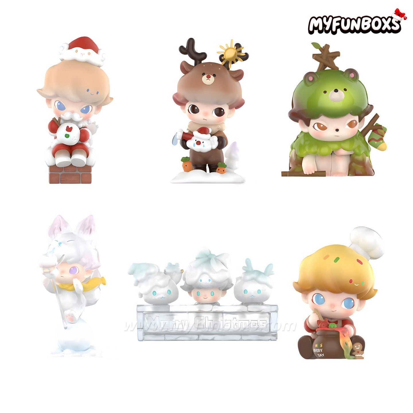 POP MART DIMOO Letters from Snowman Series Blind Box (Whole Set Opened)