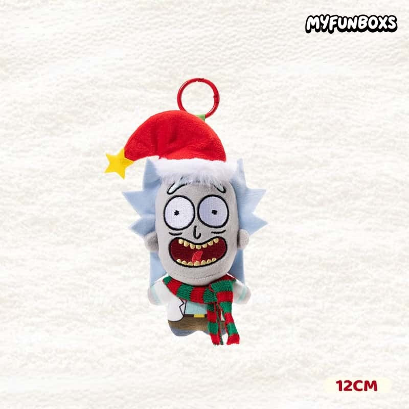 Rick and Morty Christmas Collection Plush Keychain