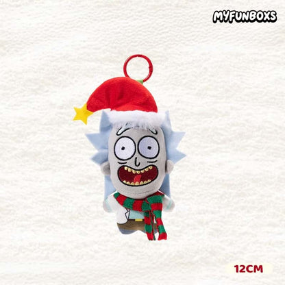Rick and Morty Christmas Collection Plush Keychain