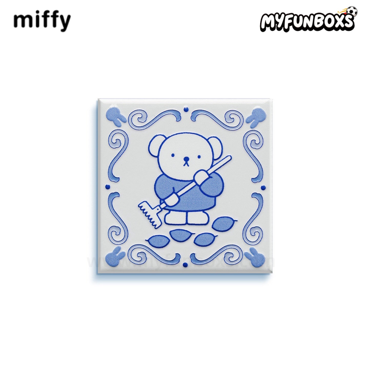 Jingdezhen x Miffy Ceramic Fridge Magnet – 70th Anniversary Limited Edition
