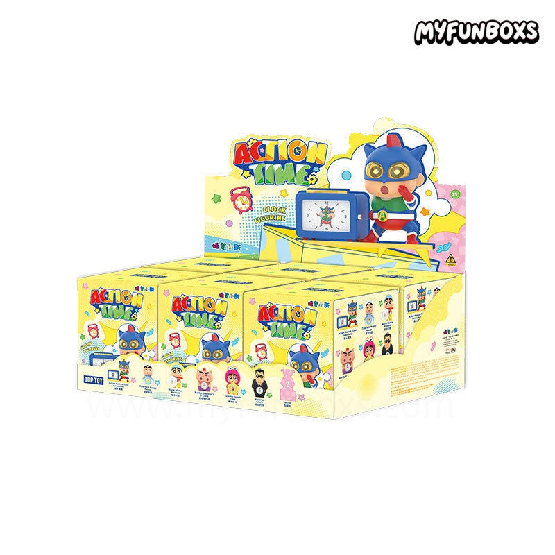Crayon Shin-chan Dynamic Time Series Clock Decoration Figure Blind Box (PRE-ORDER)