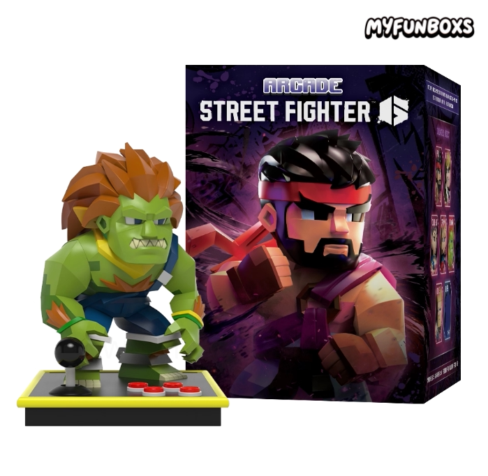 Mighty Jaxx Street Fighter Arcade Pixel Series Figure Blind Box