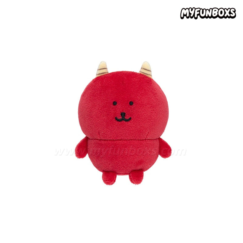 Joke Bear Red Demon plush keychain