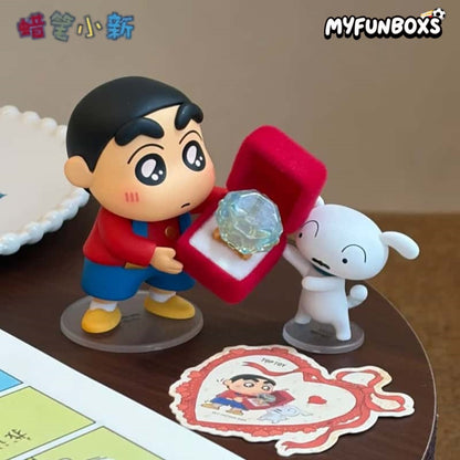 Crayon Shin-chan Love Shape Series figure blind box