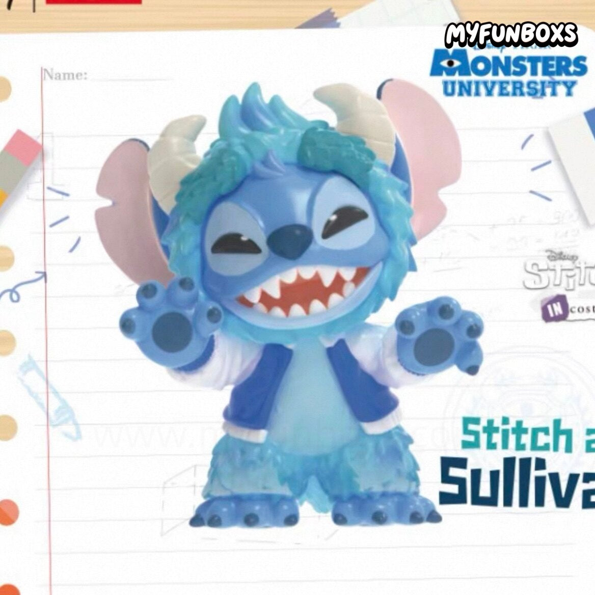 Disney Stitch Monsters University Series Figure Blind Box