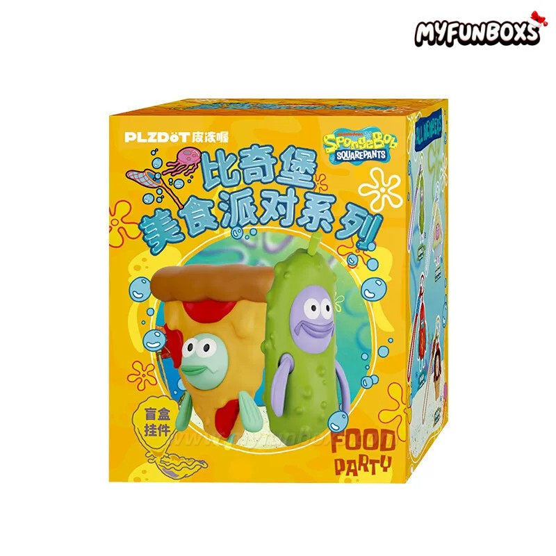 Bikini Bottom Food Party Series Keychain Blind Box