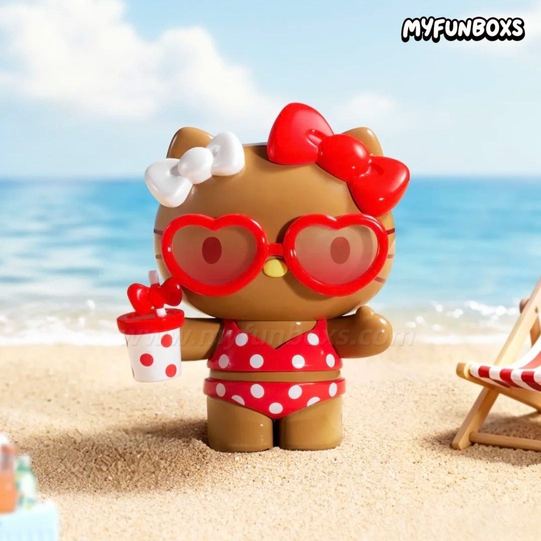 Hello Kitty Summer Beach Series Figures Blind Box