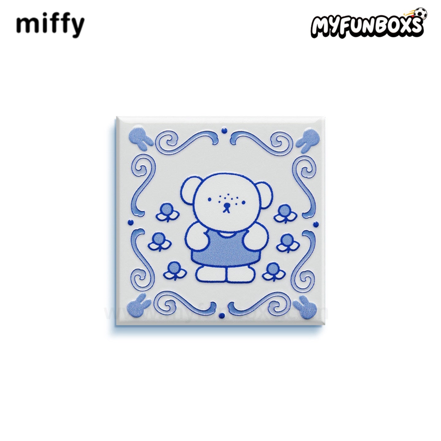 Jingdezhen x Miffy Ceramic Fridge Magnet – 70th Anniversary Limited Edition