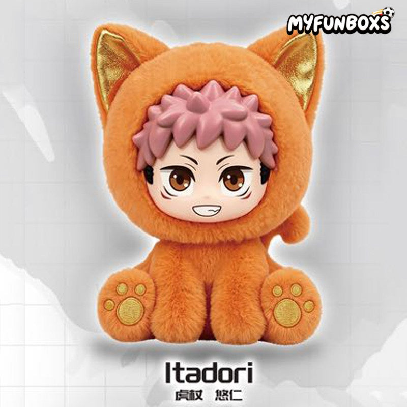 Jujutsu Kaisen Sitting Cat Party Series Plush Pendant Blind Box (PRE-ORDER)