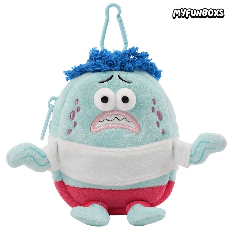 Bikini Bottom Incidental Fish Peace Sign Plush Coin Purse