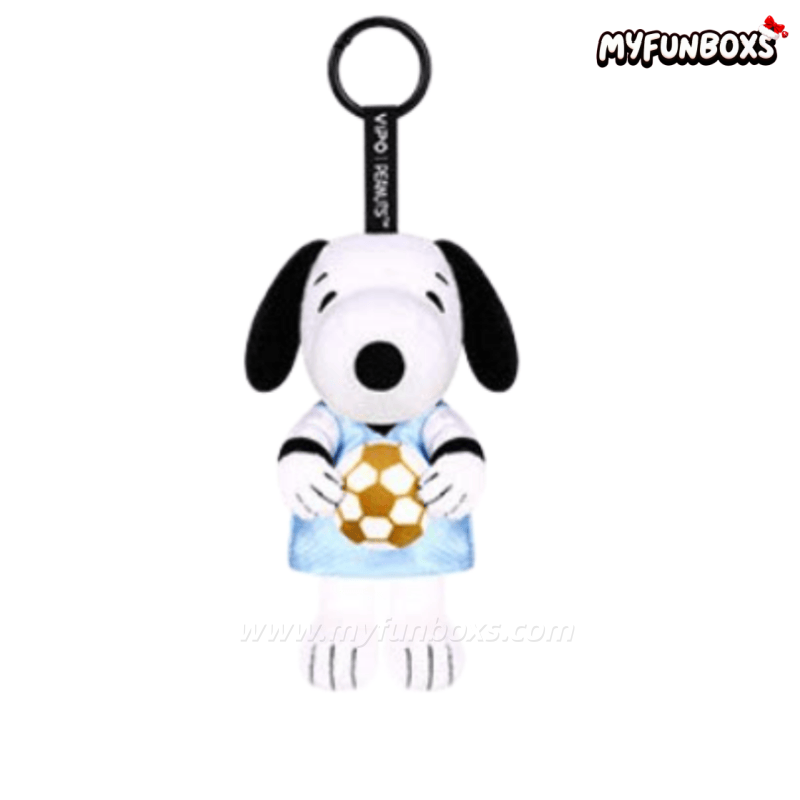 PEANUTS Snoopy Soccer Series Plush Keychain Blind Box